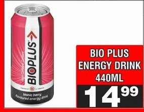 BIO PLUS ENERGY DRINK 440ML