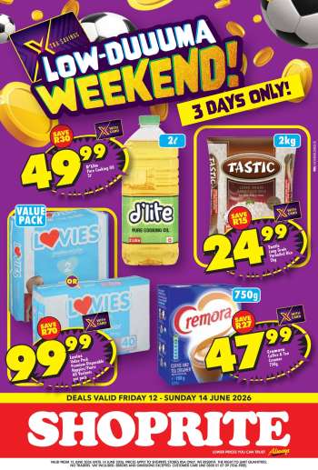 Shoprite catalogue  - 12/06/2026 - 14/06/2026.