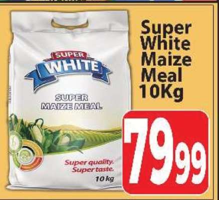 Super White Maize Meal 10kg