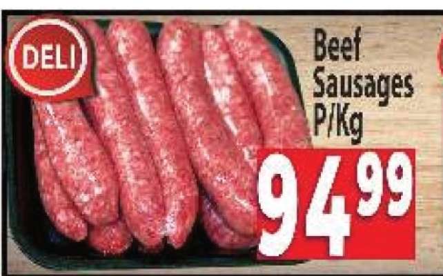 Beef Sausages