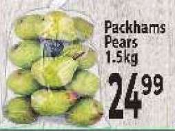 Packhams Pears