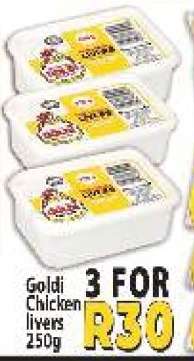 Goldi Chicken livers 250g