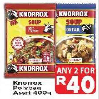 Knorrox Polybag Assrt 400g
