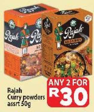 Rajah Curry powders
