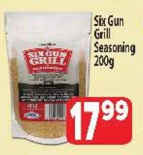 Six Gun Grill Seasoning 200g