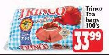 Trinco Tea Bags 100's