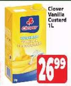 Clover Vanilla Custard 1L