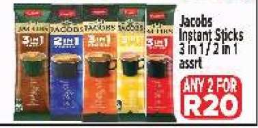 Jacobs Instant Sticks