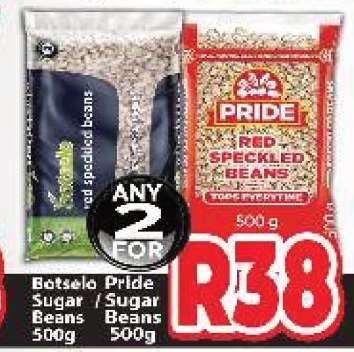 Botselo Pride Sugar Beans / Sugar Beans 500g