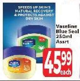 Vaseline Blue Seal 250ml Assrt