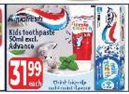 AQUAFRESH Kids Toothpaste