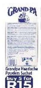 Grandpa Headache Powders Sachet