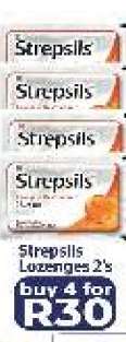 Strepsils Lozenges 2's