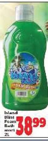 Island Bliss foam bath