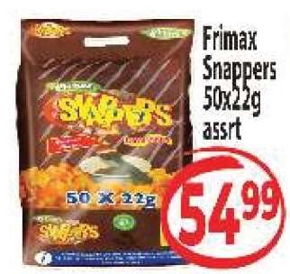 Frimax Snappers 50x22g assrt