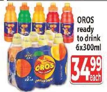 OROS ready to drink 6x300ml