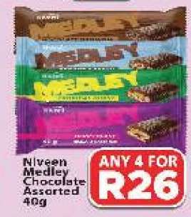 Niveen Medley Chocolate Assorted 40g