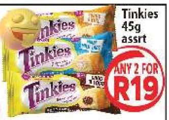 Tinkies 45g assrt