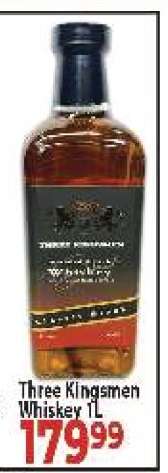 Three Kingsmen Whiskey 1L