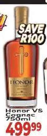 Honor VS Cognac 750ml