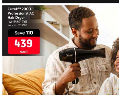 Cutek™ 2000 Professional AC Hair Dryer