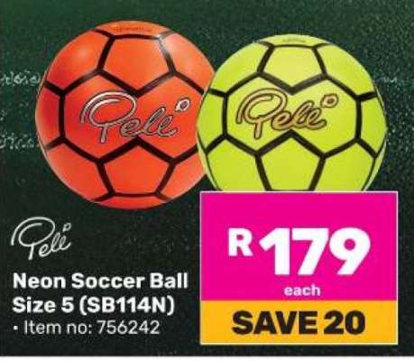 Neon Soccer Ball Size 5 (SB114N)
