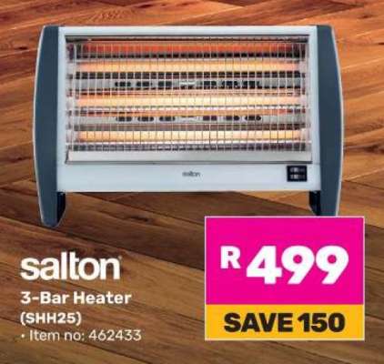 Salton 3-Bar Heater Shh25