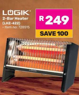 LÖGIK 2-Bar Heater (LHZ-422)