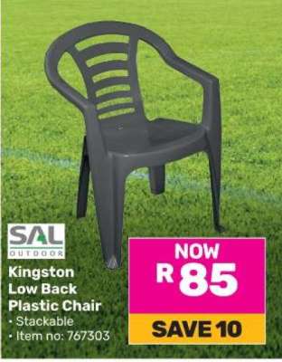 Kingston Low Back Plastic Chair