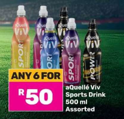 aQuellé Viv Sports Drink 500 ml Assorted