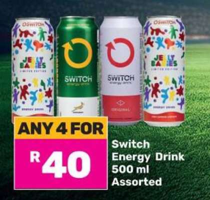 Switch Energy Drink 500 ml Assorted