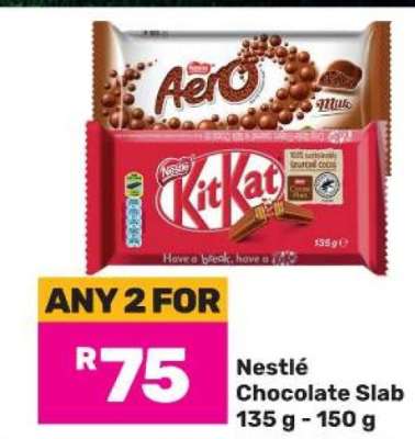NESTLE CHOCOLATE SLAB