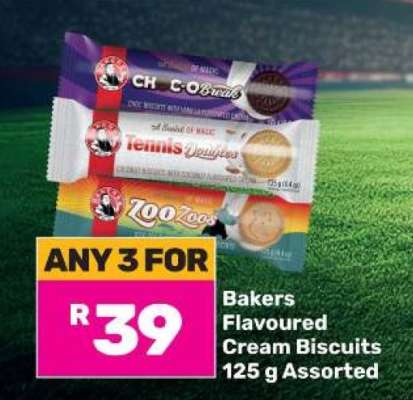 Bakers Flavoured Cream Biscuits