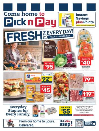 Pick n Pay catalogue  - 15/06/2026 - 21/06/2026.