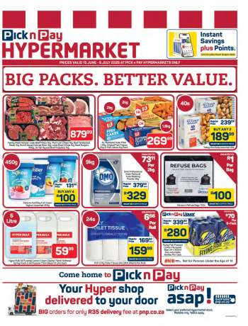 Pick n Pay Hypermarket catalogue  - 15/06/2026 - 06/07/2026.