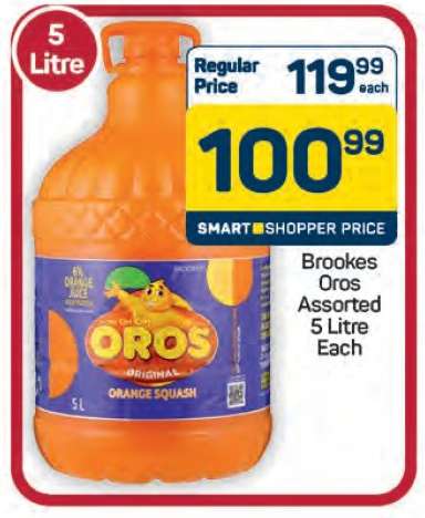 Brookes Oros Assorted 5 Litre