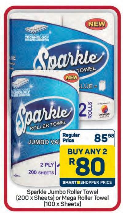 Sparkle Jumbo Roller Towel