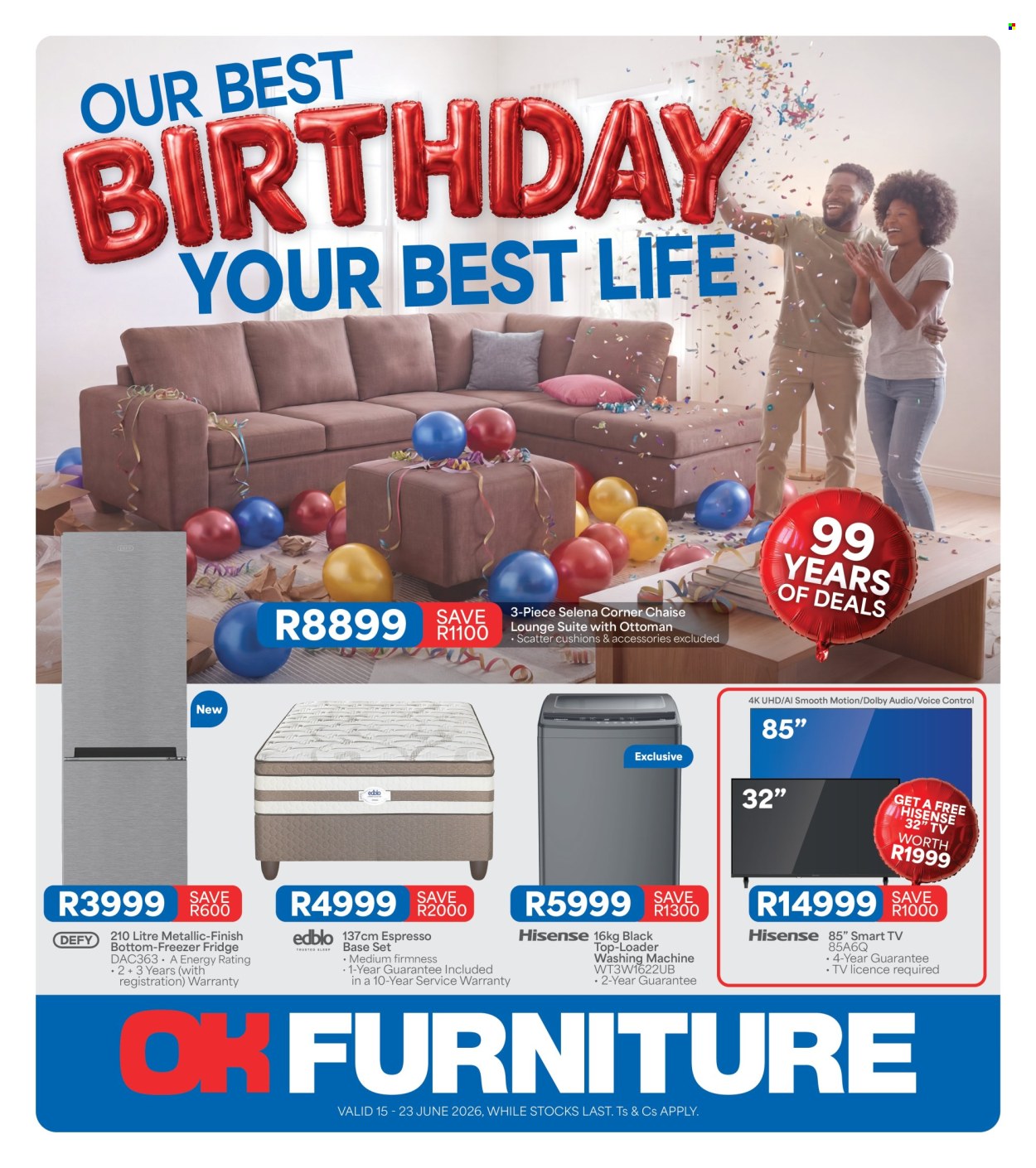 OK Furniture specials - 15/06/2026 - 23/06/2026. Page 1