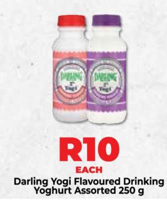 Darling Yogi Flavoured Drinking Yoghurt Assorted 250 g