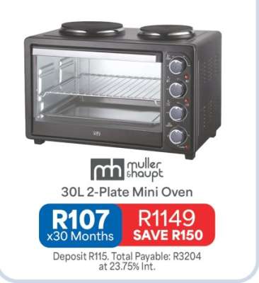 muller haupt 30L 2-Plate Mini Oven
