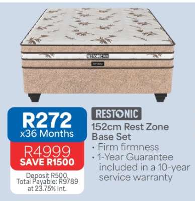 152cm Rest Zone Base Set