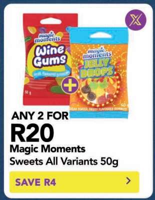 Magic Moments Sweets All Variants 50g