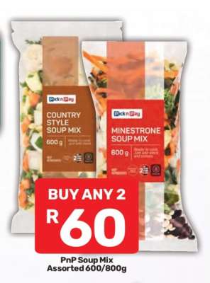 PnP Soup Mix Assorted 600 800g