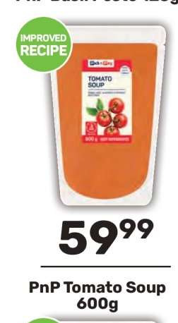 PnP Tomato Soup 600g