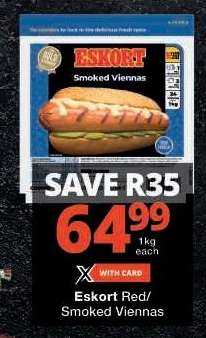 ESKORT RED/SMOKED VIENNAS