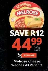 Melrose Cheese Wedges