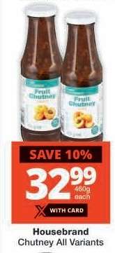 Housebrand Chutney All Variants