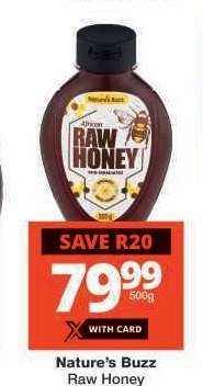 Nature's Buzz Raw Honey