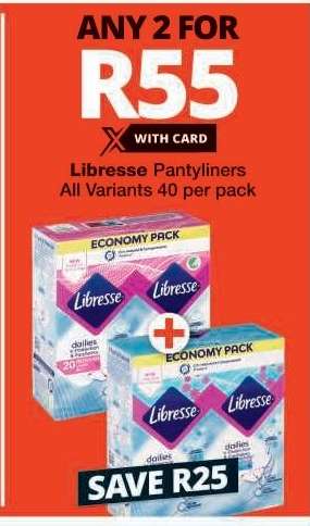 Libresse Pantyliners