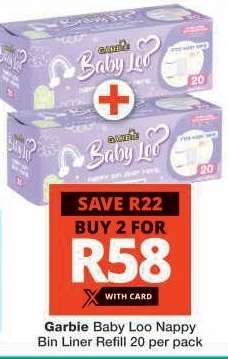 Garbie Baby Loo Nappy Bin Liner Refill